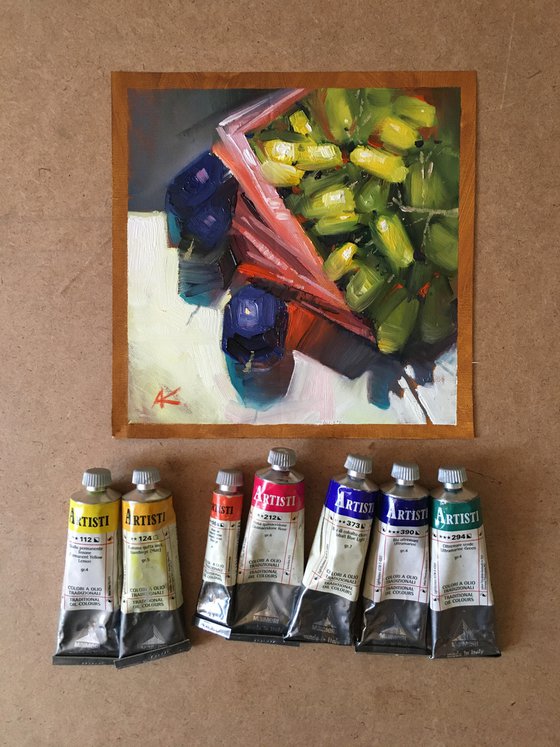 Still life with grapes