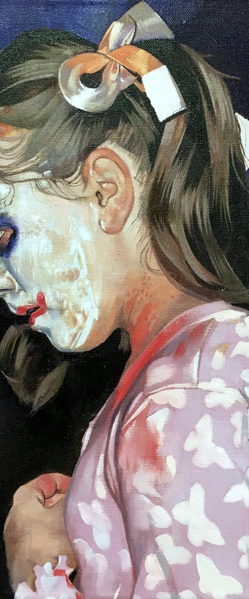 Behind the Clown Paint by Catherine MacDiarmid