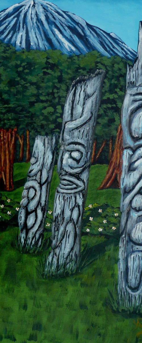 Ancient Totem by Dunphy Fine Art