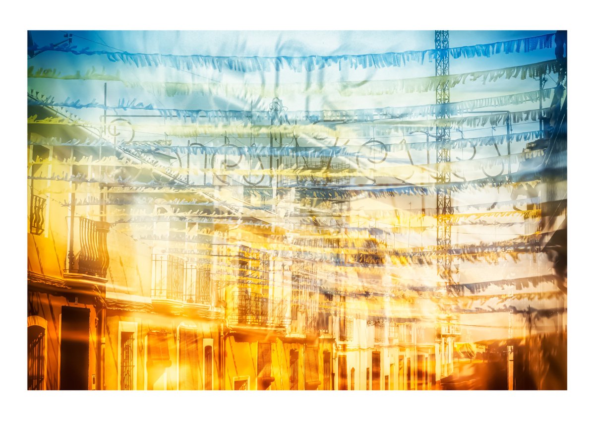 Spanish Streets 8. Abstract Multiple Exposure photography of Traditional Spanish Streets. by Graham Briggs
