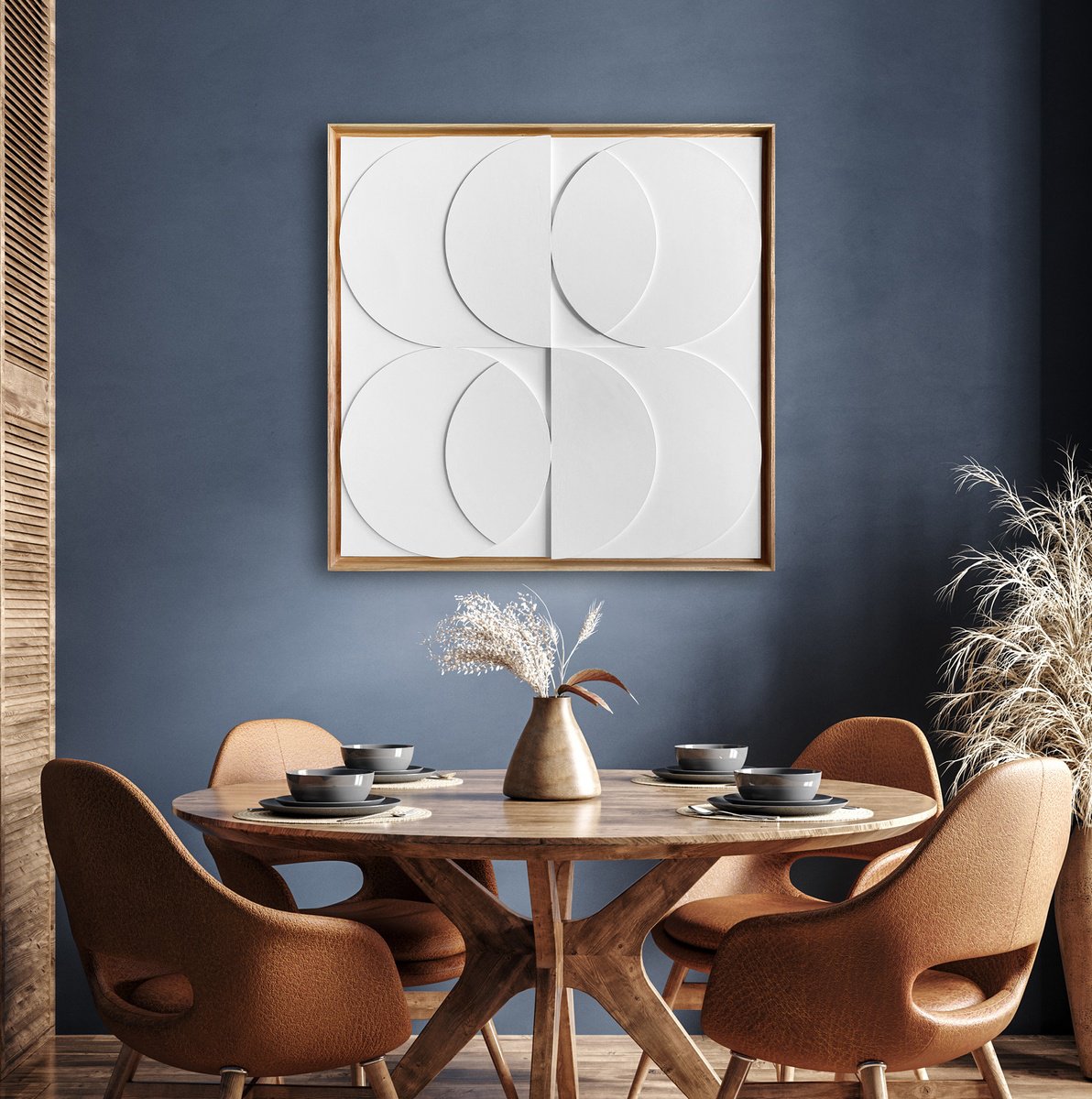 Geometric Abstract Relief By Liam Roberts, 31 X 31", Arise, Original Artwork