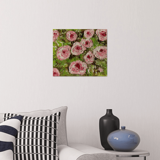 English garden , roses