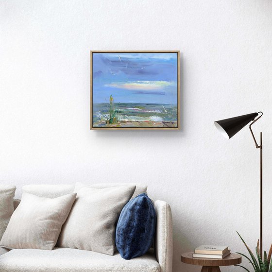 A quiet evening by the sea