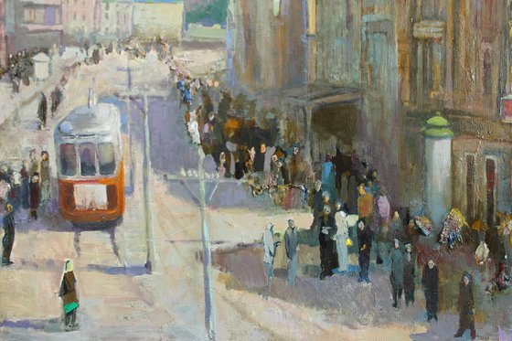 Khreshchatyk street, the tram