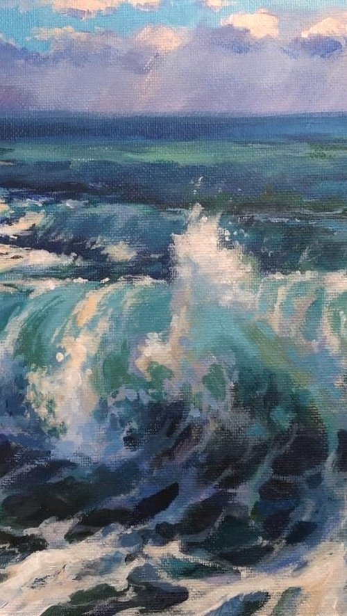 Sunny surf #2 by Alexander Koltakov