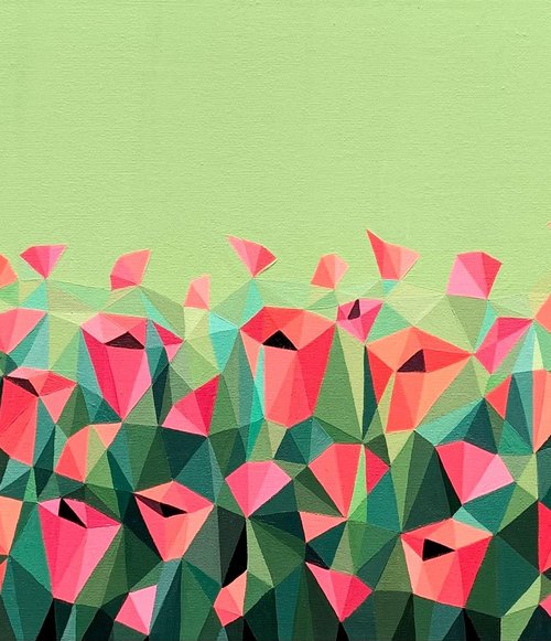 FIELD OF SCARLET POPPIES by Maria Tuzhilkina