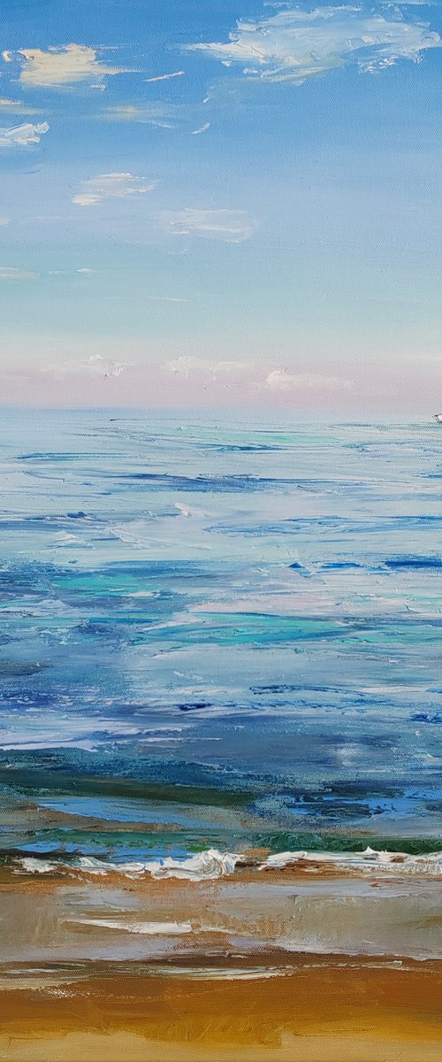 Calm sea by Leyla Demir