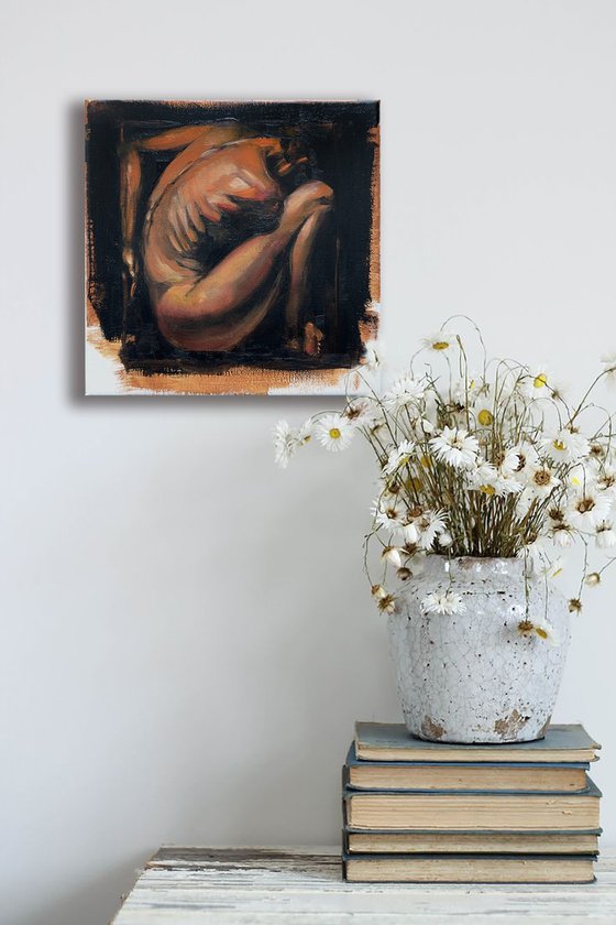 Me I Keep Hidden - Small Figurative Nude