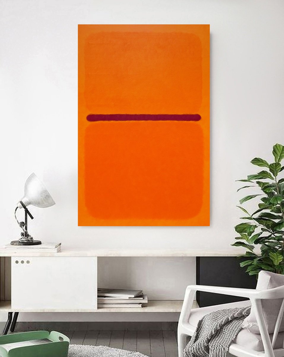 Orange Purple Tangerine By Nataliia Sydorova, 37 X 57, Artwork For Sale On Artfinder