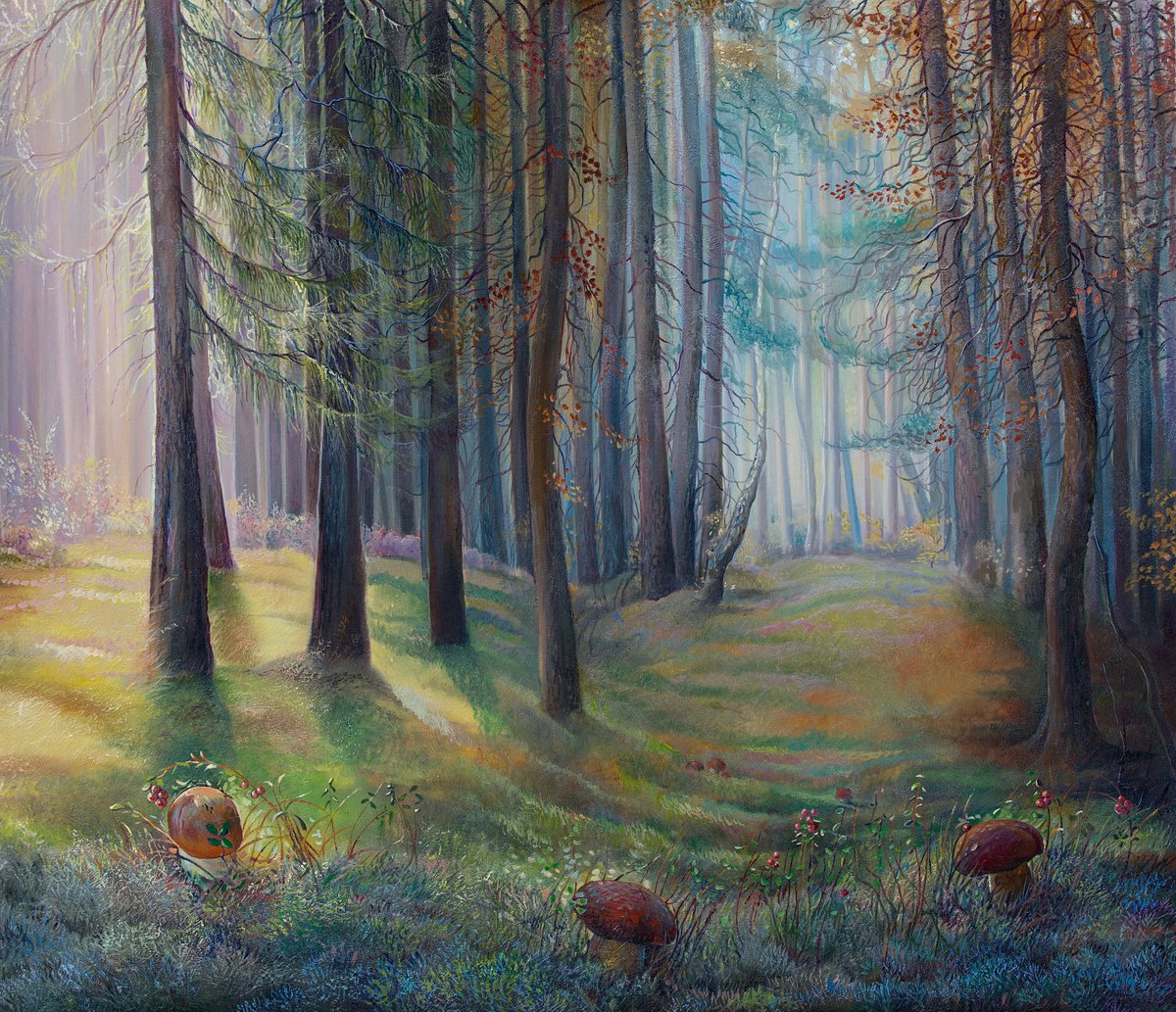 September forest by Sergey Lesnikov