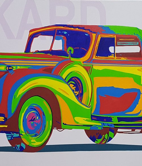 Automobiles – Classic meets Pop - PACKARD by Sonaly Gandhi