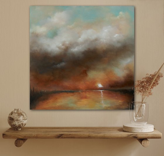 Sunset Evening, The Norfolk Fenland