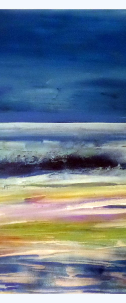 cool sea storm by Linda Collins Lamb