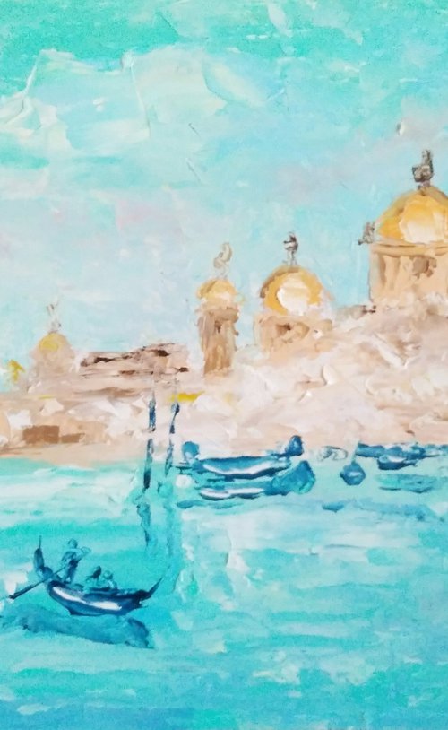 Venice in turquoise light by Yulia Berseneva