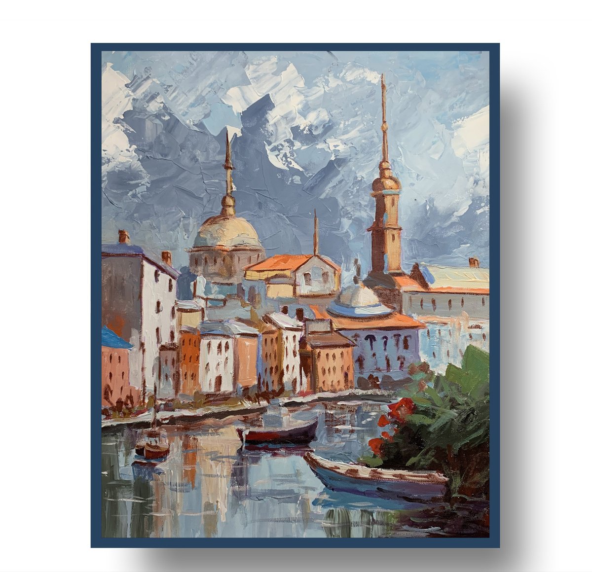 Old Town Waterfront. By Vita Schagen, 16 X 20, Artwork For Sale On Artfinder