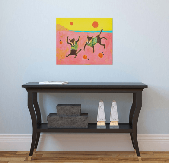Dance with oranges
