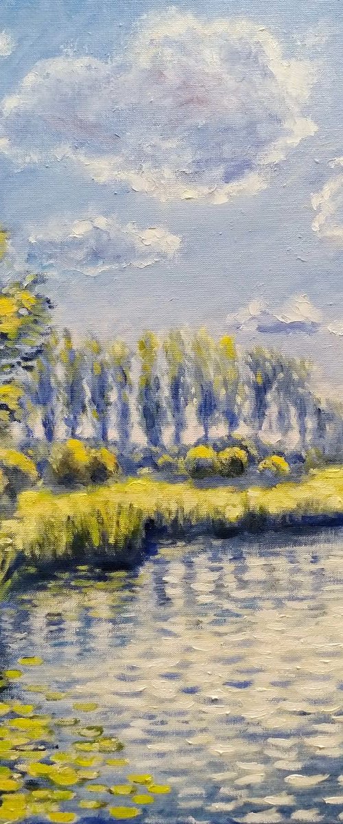 By the pond by Oleh Rak