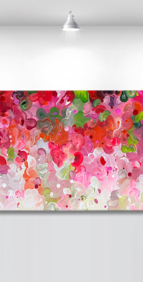 'Almond blossom II' - 60x20" by Tatiana Georgieva