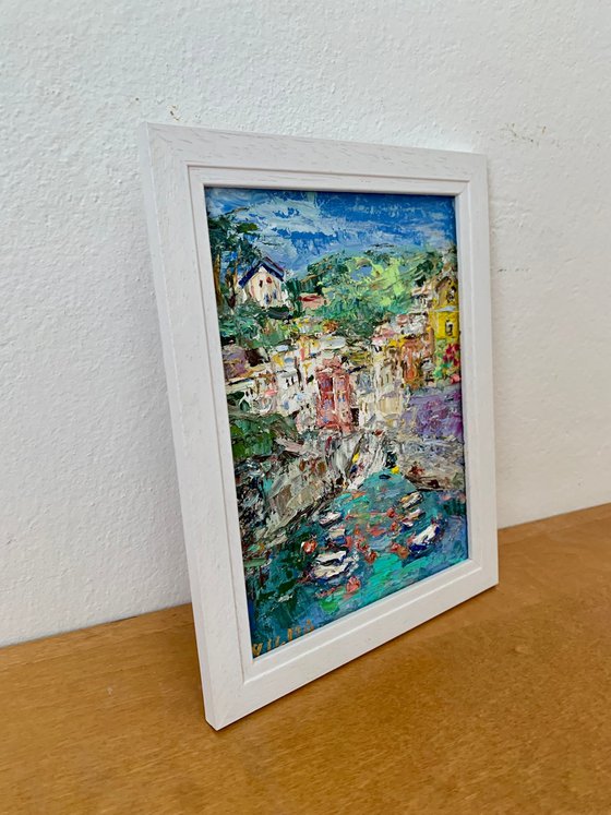 The town of Riomaggiore