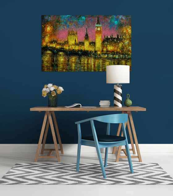 House-of-Parliament-London 48x30 inches
