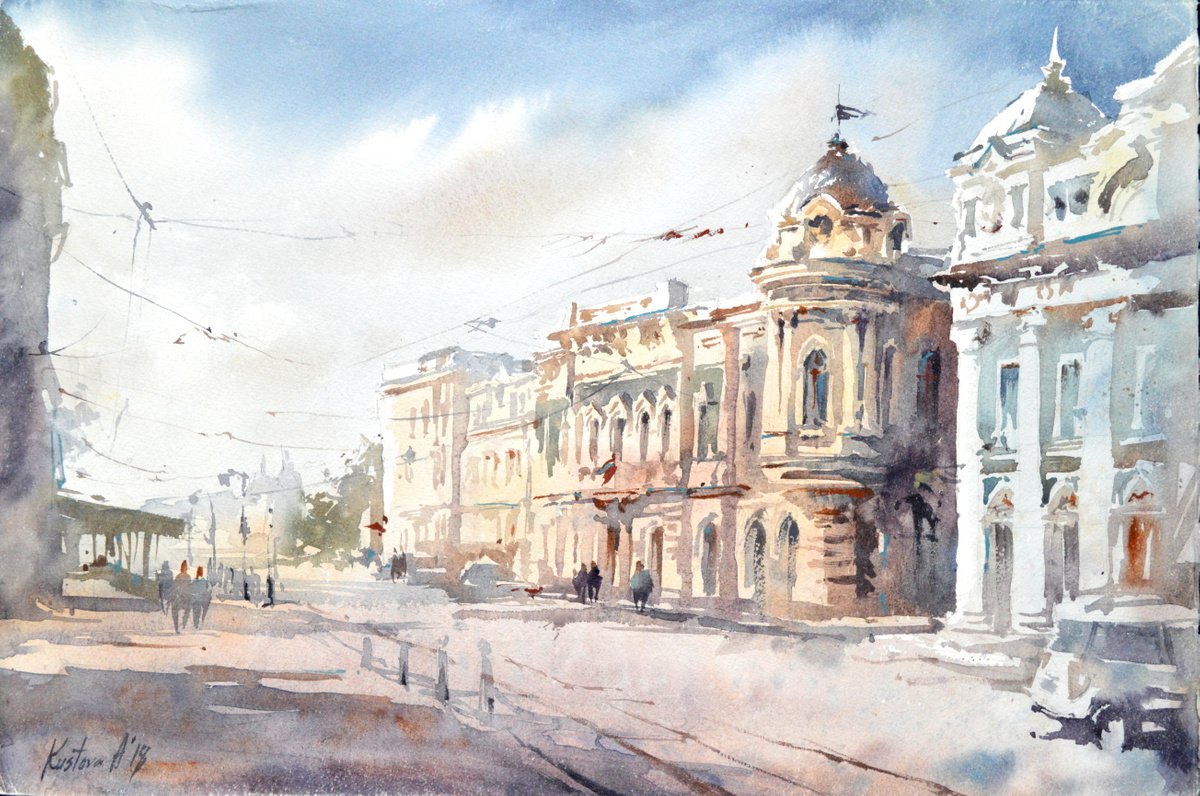Cityscape. Niznij Novgorod by Anastasia Kustova