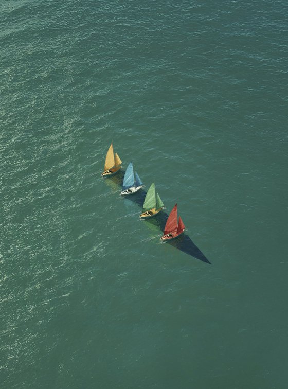 Colorful sailing