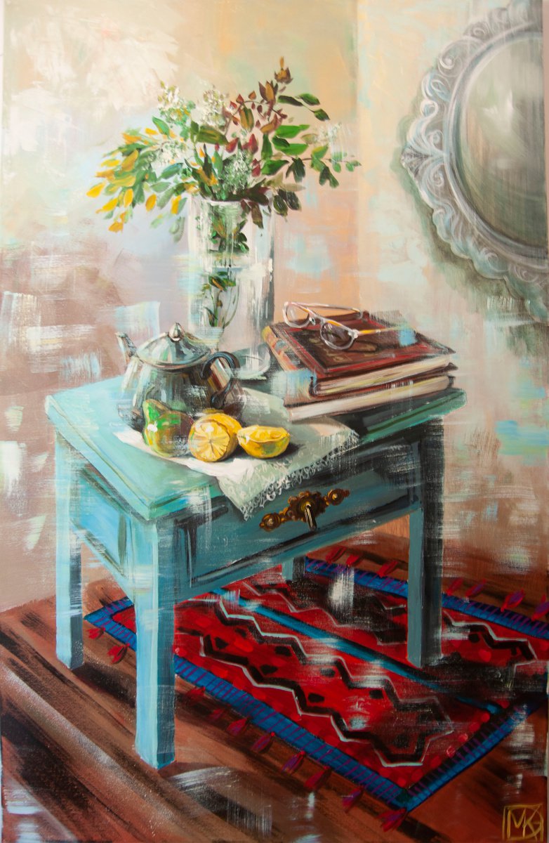 Morning Ceremony By Maria Kireev, 35 X 55, Artwork For Sale On Artfinder