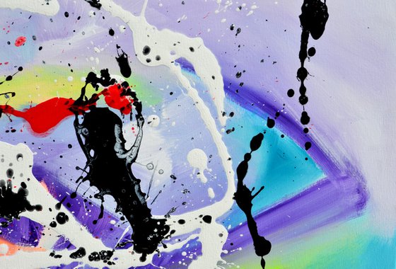 Elements - Large Colorful Abstract Painting