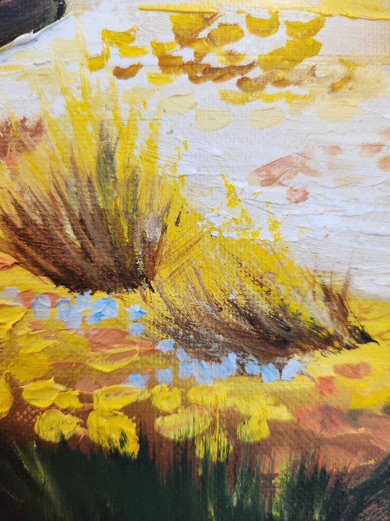 Golden October by the Lake