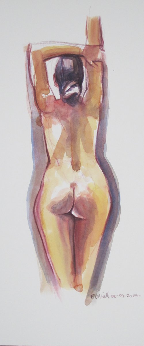 Standing female nude by Rory O’Neill