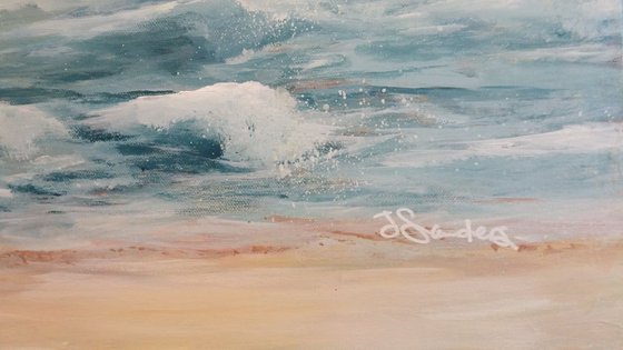 One Fine Day // Seascape Painting // 24x30" Canvas