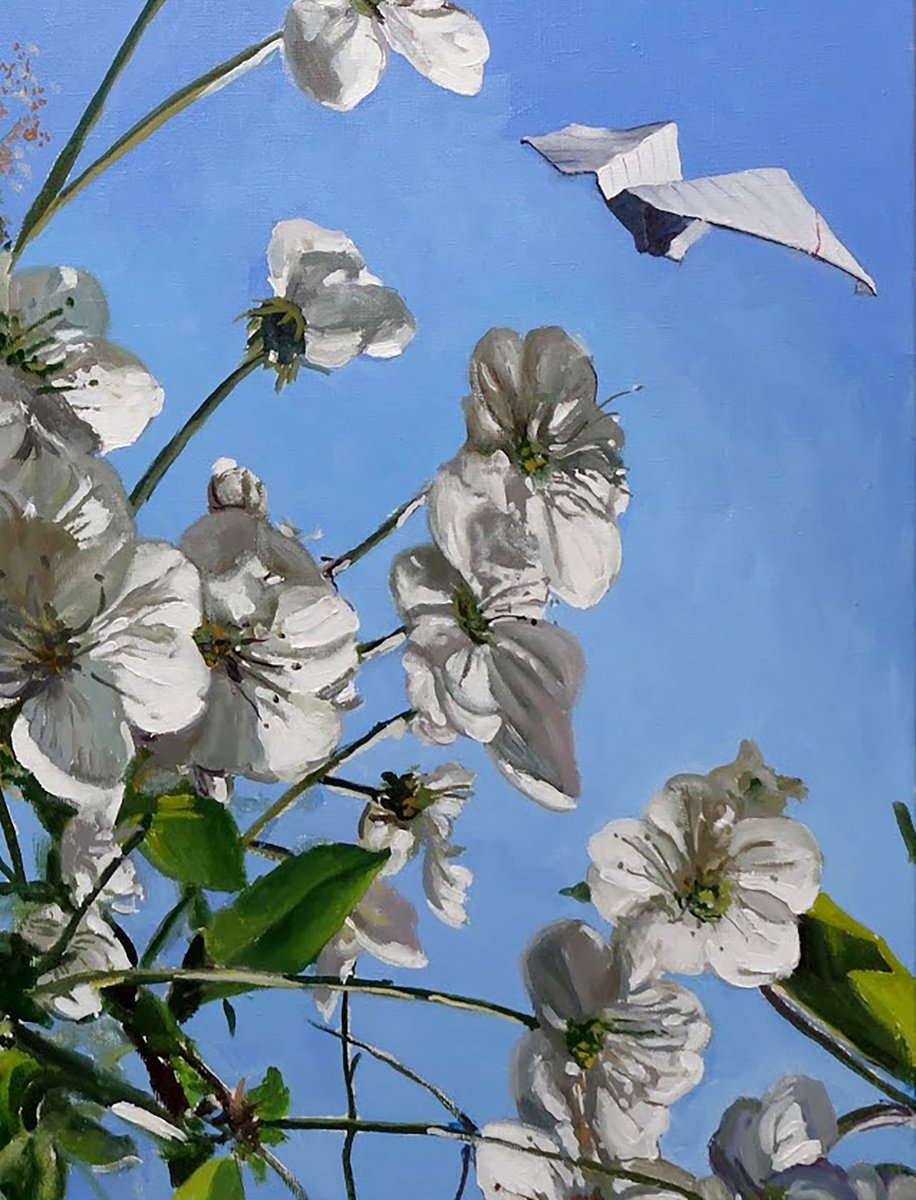 Photorealistic Landscape Giclee Print By Anatolii Varvarov, 20 X 28, Spring Up, Original Artwork