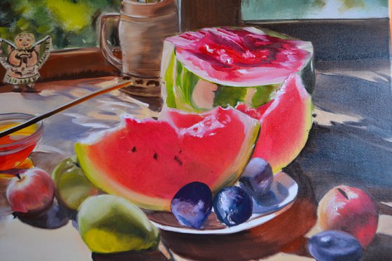 Still life with Watermelon