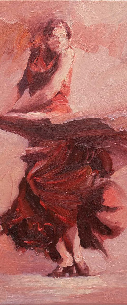 Duende Rojo (study) by Zil Hoque