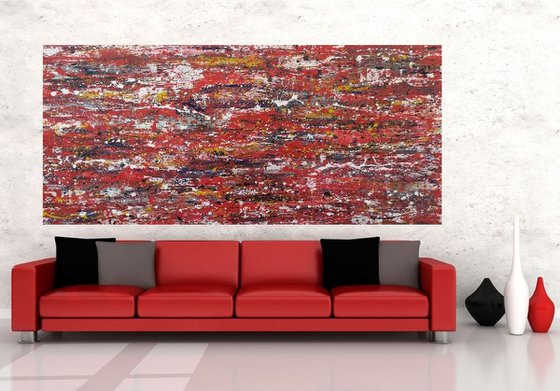 Abstract  CONTEMPORARY ACRYLIC PAINTING on CANVAS by M.Y.