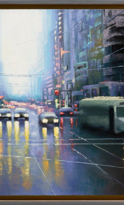 ABSTRACT CITYSCAPE 08 (AVENUE) by Oleksii Vylusk