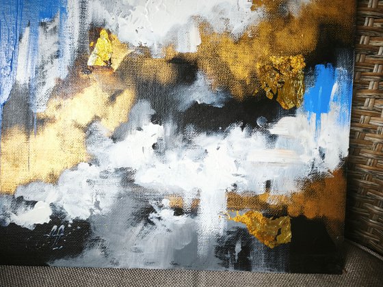 Abstract Floral Diptych