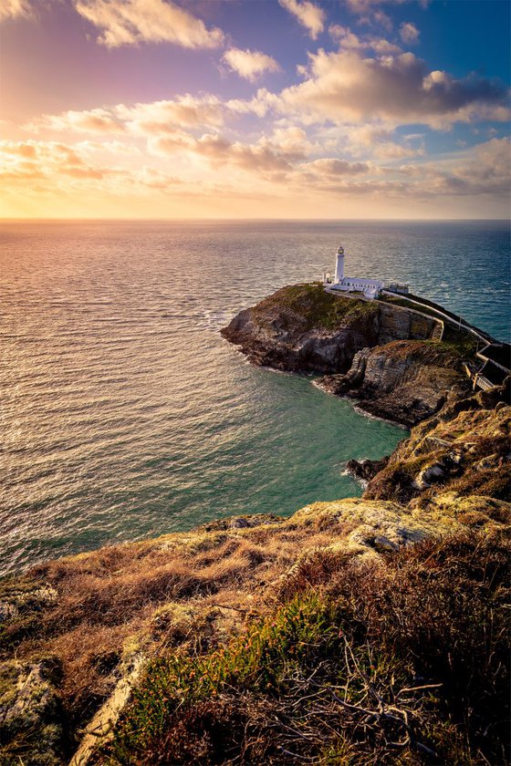 Autumnal Sunset, South Stack Lighthouse
