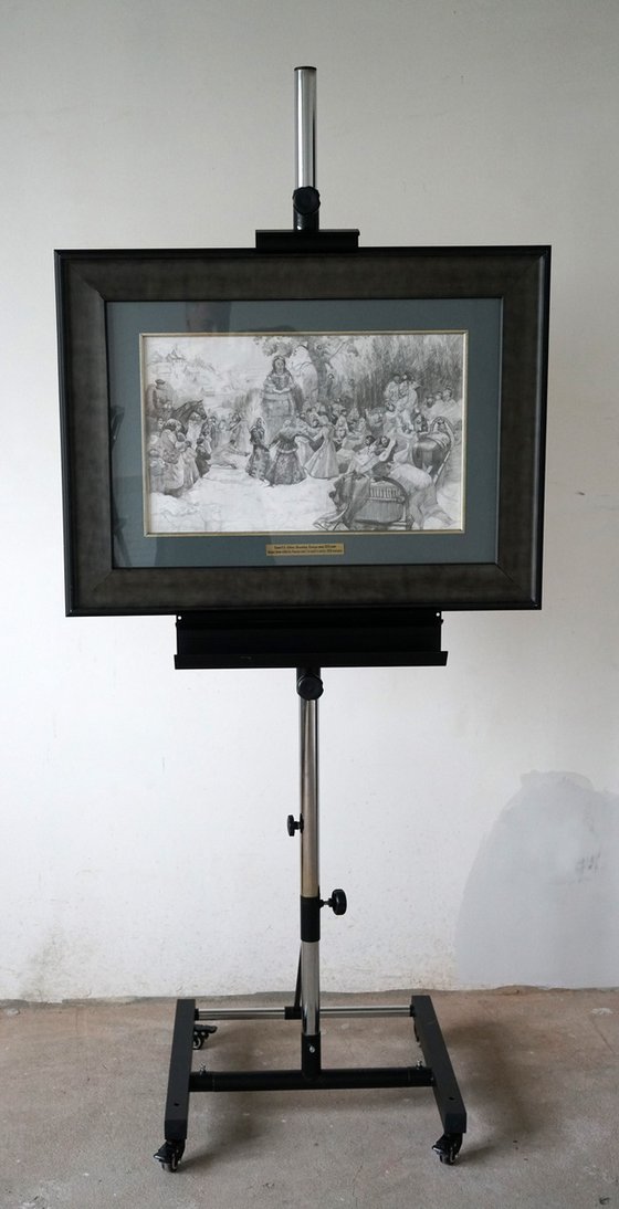 Maslenitsa. Farewell to winter. 17th century