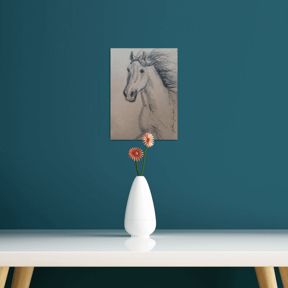 Horse 3 Sketch  /  ORIGINAL PAINTING