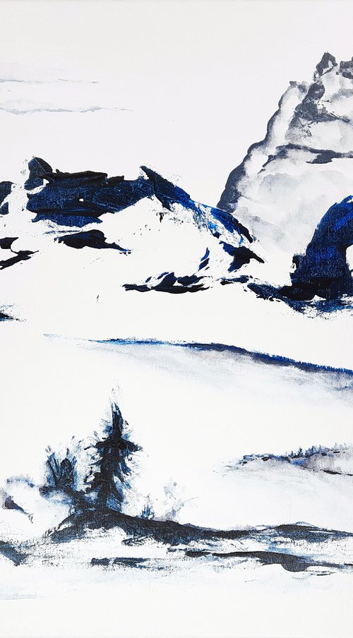 The Trois-Monts trail, # 209 by Jules Morissette