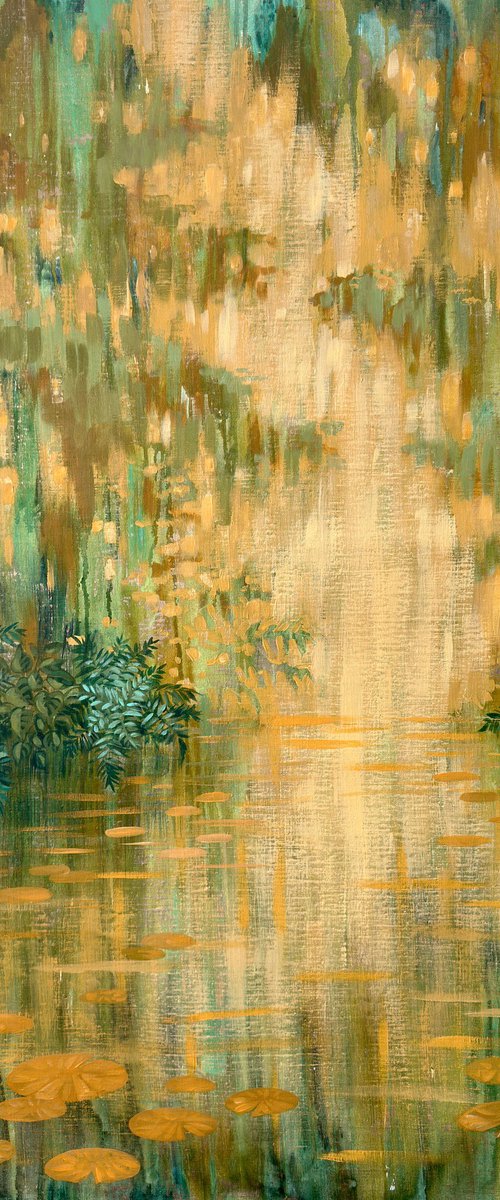 Mysterious Pond in the Thicket by Ekaterina Prisich