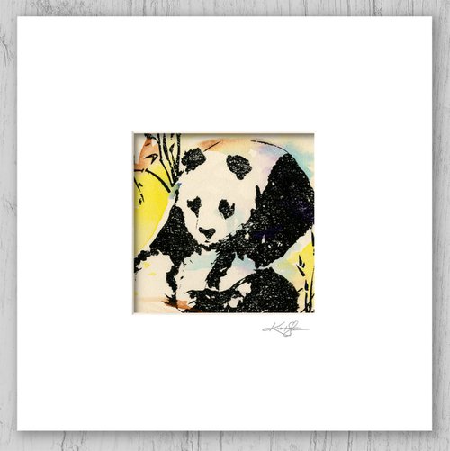 Panda - Painting by Kathy Morton Stanion by Kathy Morton Stanion