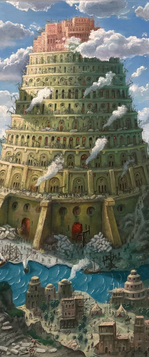 Tower of Babel. by Alexander Mikhalchyk