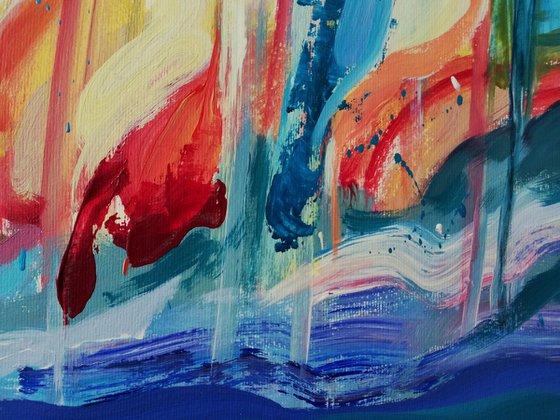 Abstract Sailing Joy