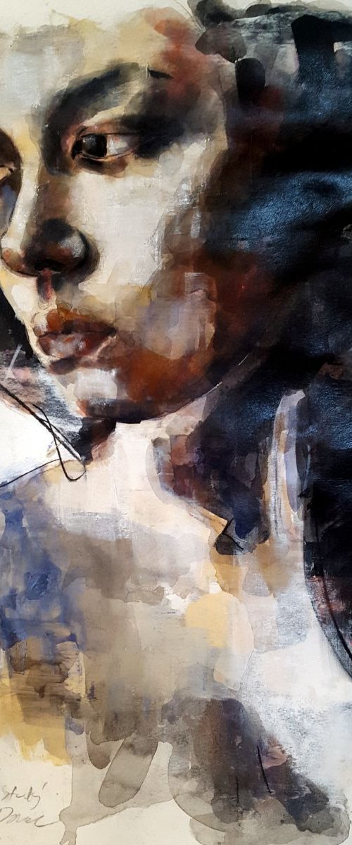 3-10-16 head study by Thomas Donaldson