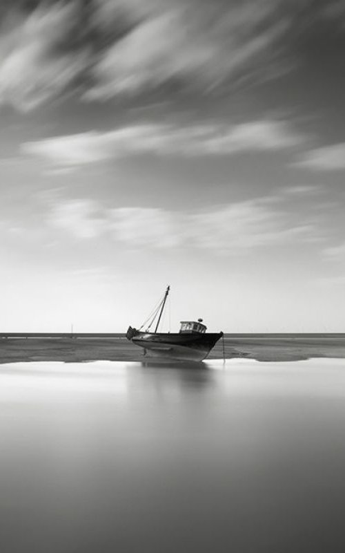 Fishing boat at rest by Steve Deer