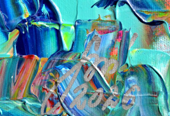 Palette 6 - Large Colorful Abstract Painting