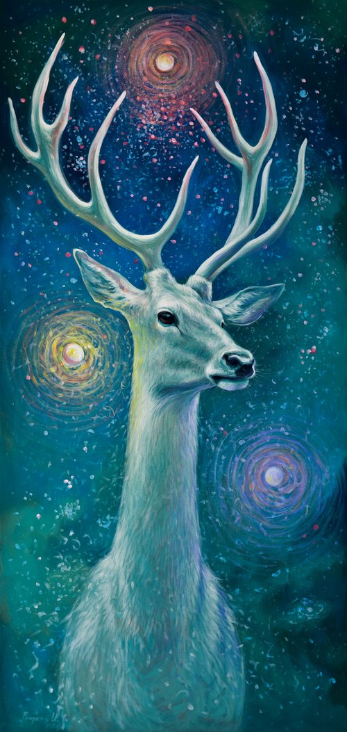 Three Moon Deer by Vladimir Ilievski