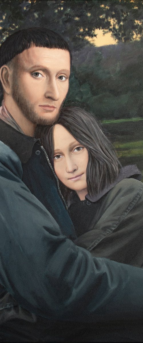 Contemporary portrait "Together" by Nataliya Bagatskaya